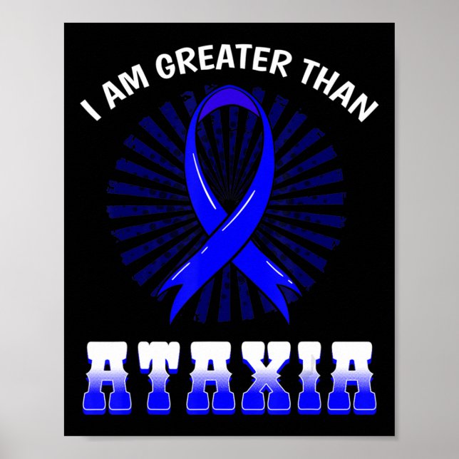 Ataxia Awareness Neurological Sign Hemiataxia Blue (Front)