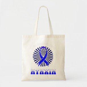 Ataxia Awareness Neurological Sign Hemiataxia Blue Tote Bag