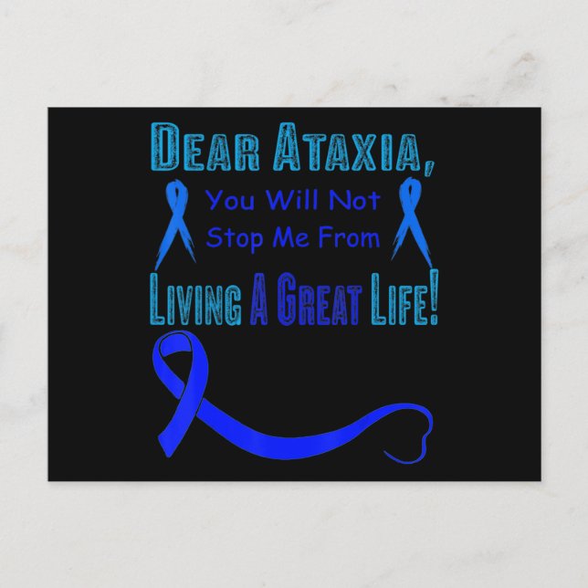 Ataxia Awareness T-Shirt107  Postcard (Front)