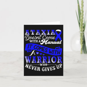 Ataxia Awareness Warrior Family Support Card