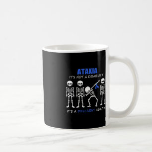 Ataxia It's not a disability  dabbing skeleton  Coffee Mug