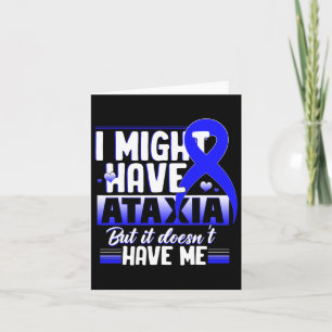 Ataxia Neurological Sign Hemiataxia Blue Ribbon Ne Card