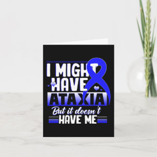 Ataxia Neurological Sign Hemiataxia Blue Ribbon Ne Card