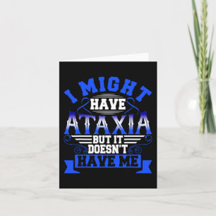 Ataxia Neurological Sign Hemiataxia Blue Ribbon Ne Card