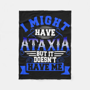 Ataxia Neurological Sign Hemiataxia Blue Ribbon Ne Fleece Blanket