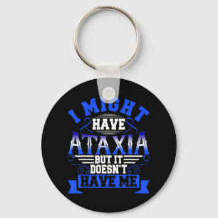 Ataxia Neurological Sign Hemiataxia Blue Ribbon Ne Key Ring