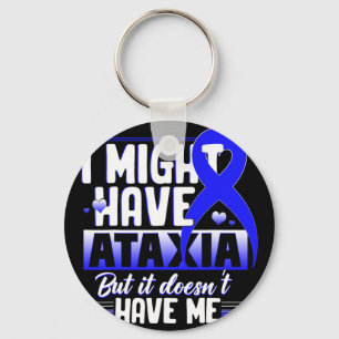 Ataxia Neurological Sign Hemiataxia Blue Ribbon Ne Key Ring