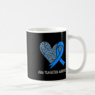 Ataxia Telangiectasia Awareness Blue Ribbon Coffee Mug