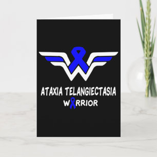 Ataxia Telangiectasia Awareness Warrior Support Bl Card