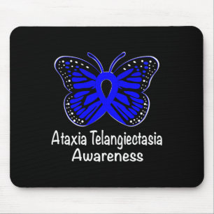 Ataxia Telangiectasia Awareness Warrior Support Bl Mouse Pad
