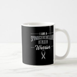 Ataxia Warrior Awareness Ribbon Sca Patient Coffee Mug