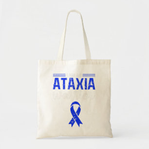 Ataxia Warrior Blue Ribbon Impaired Coordination A Tote Bag