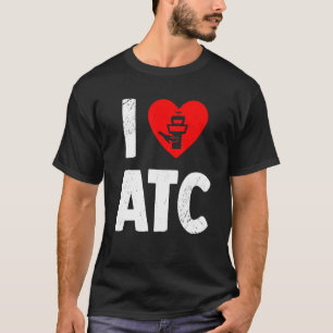 Atc Love Air Traffic Controller Life Radar Techn T-Shirt