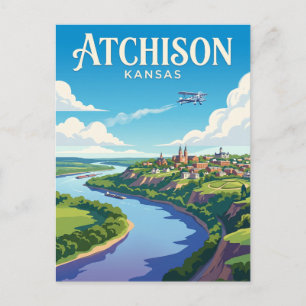 Atchison Kansas Postcard