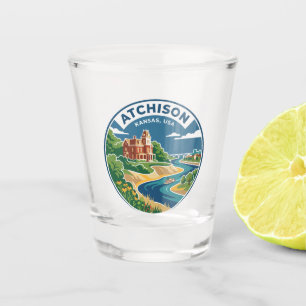 Atchison USA Shot Glass