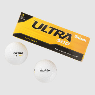 ATE Custom Wilson Ultra 500 Distance Golf Balls