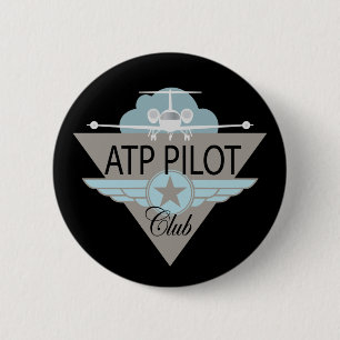 ATF Pilot Club 6 Cm Round Badge