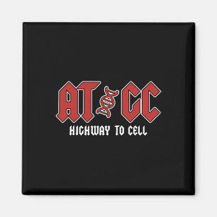Atgc - Funny Teacher Student Biology Magnet