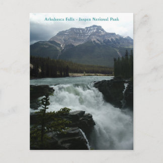 Athabasca Falls Jasper National Park Postcard