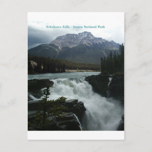 Athabasca Falls Jasper National Park Postcard