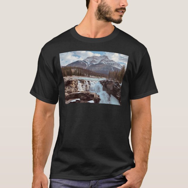 Athabasca Falls Premium T-shirt (Front)