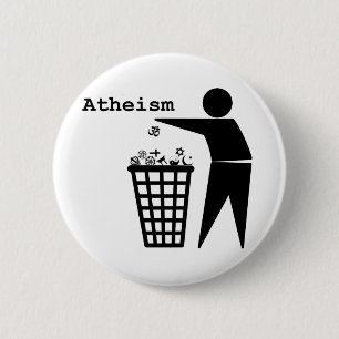 Atheism 6 Cm Round Badge