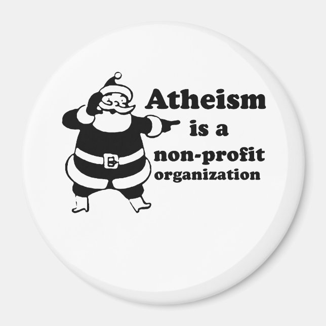 Atheism is a nonprofit organisation magnet (Front)