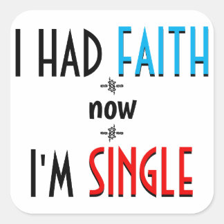 Atheism or Agnosticism – Philosophy Pun Square Sticker