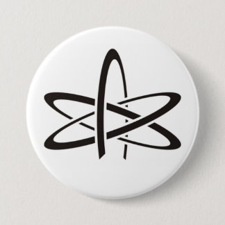 Atheism Symbol 7.5 Cm Round Badge
