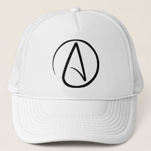 Atheism Symbol - Atheist Sign Trucker Hat