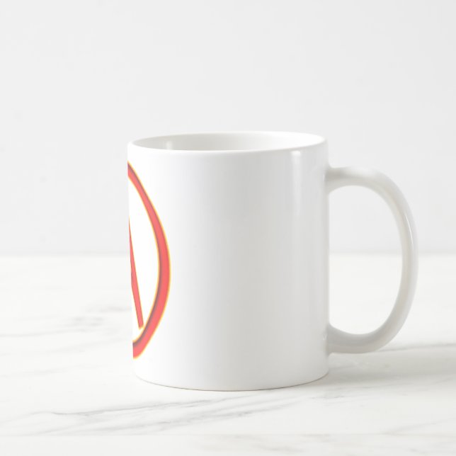 Atheism Symbol Coffee Mug (Right)