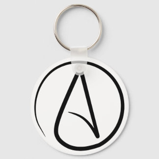 Atheism Symbol Key Ring