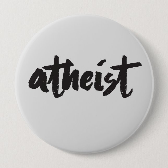 Atheist 10 Cm Round Badge (Front)