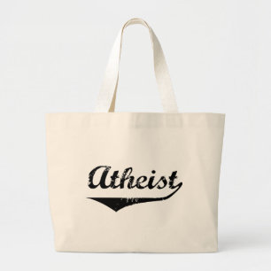 Atheist 2 large tote bag