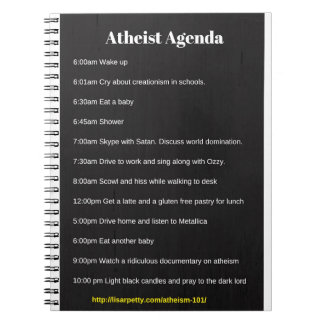 Atheist Agenda Notebook