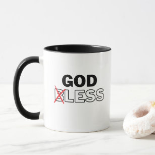 Atheist Anti Religion "God Xless" Mug