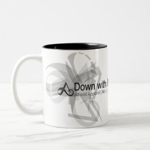 Atheist Apparel - Down with Darwin Mug