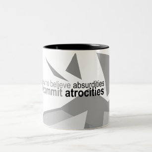 Atheist Apparel - Voltaire Quote Graphic Mug