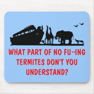 Atheist ark mouse pad