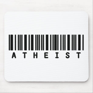 Atheist Bar Code Mouse Pad