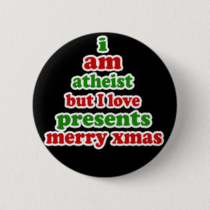 Atheist Christmas 6 Cm Round Badge