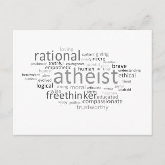 Atheist Cloud Postcard