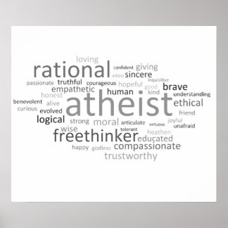 Atheist Cloud Poster