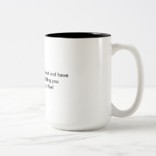 Atheist Coffee:No Morals Two-Tone Coffee Mug