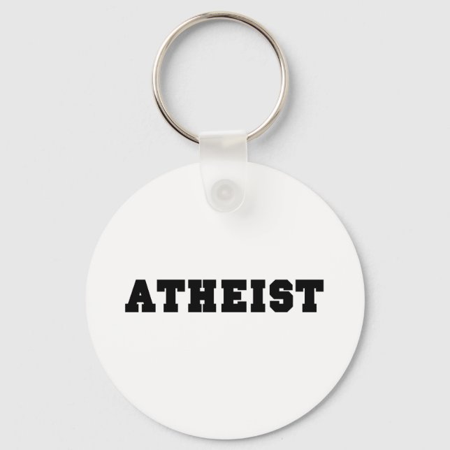 Atheist Collegiate Logo Key Ring (Front)