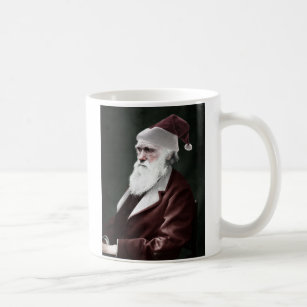 Atheist - Darwin Christmas as Santa Claus Coffee Mug
