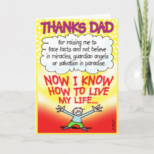 Atheist FATHER'S DAY Card