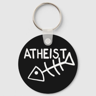 Atheist Fish Key Ring