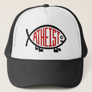 Atheist Fish Trucker Hat