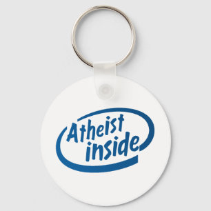 Atheist Inside Key Ring
